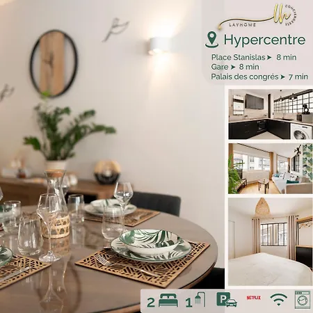 Chaleureux, Lumineux Et Confortable F2 Renove En Plein Coeur De Apartment Nancy